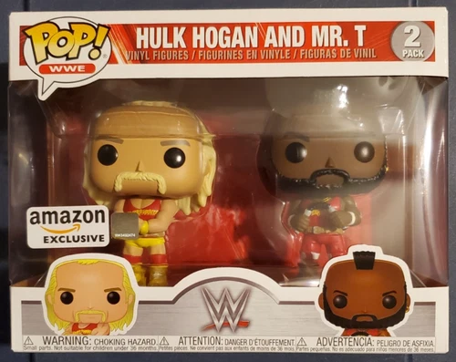 Funko Pop Hulk Hogan And Mr. T 2 Pack WWE Amazon Exclusive