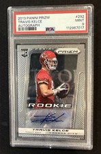 2013 Panini Prizm - Autographs Travis Kelce #292 (AU, RC) PSA 9