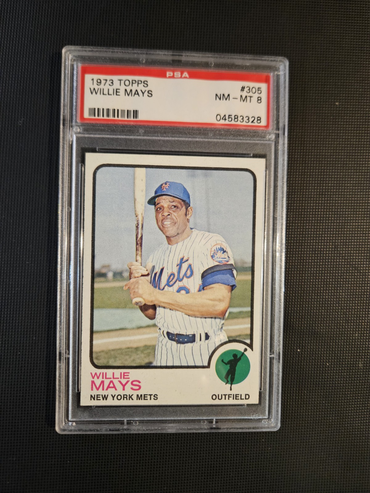 1973 Topps - Willie Mays #305.             💥 PSA 8💥