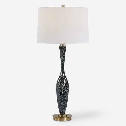 Uttermost Remy Polished Table Lamp - 33"H, Shade 10"H x 15"Dia. - Picture 1 of 6