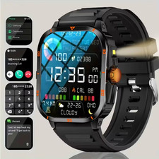 Mens Smart Watch   2.01 HD Touchscreen | Blue...