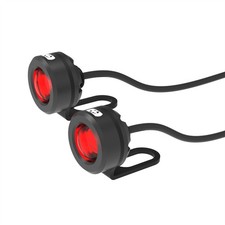 Oxford EL382 Motorcycle Round LED DRL Red Rear Running Lights Fits BMW K1600GTL