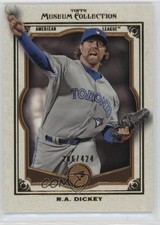 2013 Topps Museum Collection Copper 206/424 RA Dickey #82 gh4