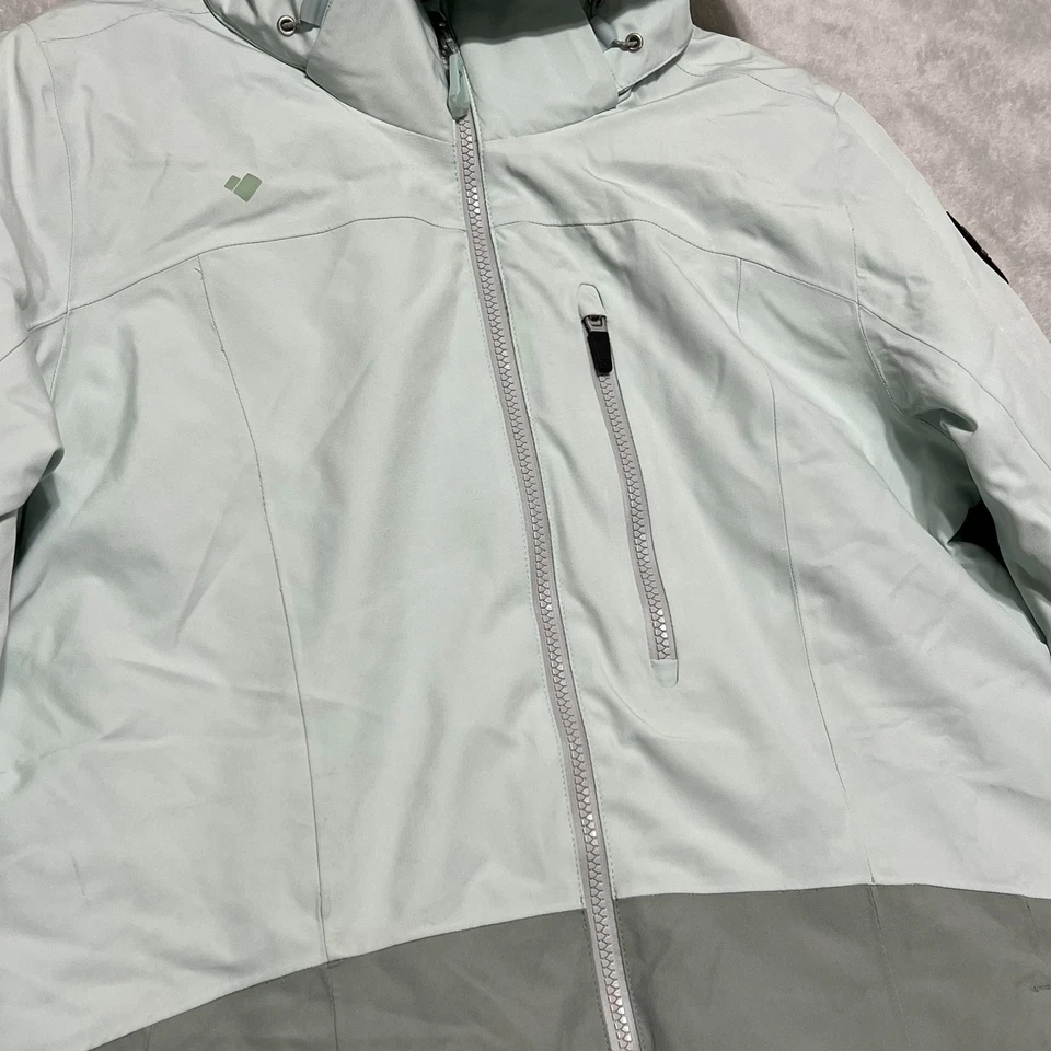 Obermeyer First Chair Glacial Ice Ski Jacket Women’s Size 10 Primaloft NWT - Image 4 of 4