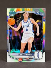 Emilee Skinner 2025-26 Bowman Chrome NBA 1st Lava /399 Refractor Duke Prospect