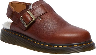 DR. MARTENS Unisex - Jorge II Faux Fur Slingback Mules 8 Men's / 9 Women's