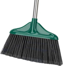 Broom Outdoor Indoor Commercial Broom with 50 Inches Long Handle,Perfect for Hom