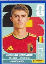 2026 PANINI FIFA World Cup SSP BLUE Sticker #BEL17 Charles De Ketelaere - Belgiu