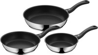 Wmf Devil Pfannenset Induktion 3-Teilig, Bratpfanne 24, 20, 28 Cm, Kratzfest