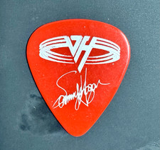 Van Halen Sammy Hagar Guitar Pick Globe Arena Stockholm Sweden  April 9 1993
