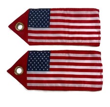 2 Snow Plow Blade Marker Flags - American Flag Usa For Western 59700 1308210