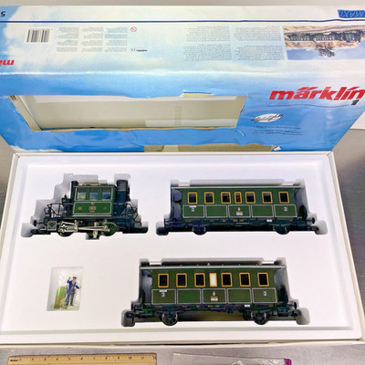 Marklin Maxi 1 Gauge 54107 Glaskasten Steam Train Set Tested Working