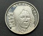 1996 KISS Ace Frehley Rock N Roll Lead Guitar 1oz 999 FINE Silver Round