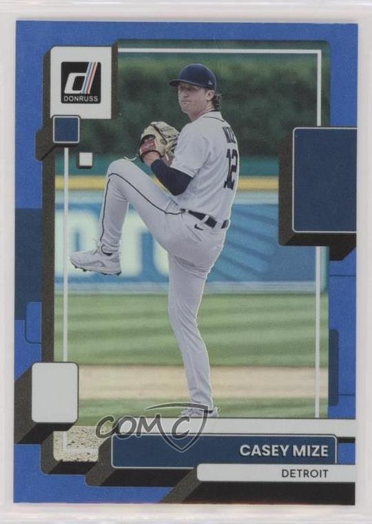 2022 Panini Donruss Holo Blue Casey Mize #183 0z8z
