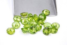 8 MM Natural Peridot Round Cut Lot Loose Gemstone For Jewelry Making P-3581