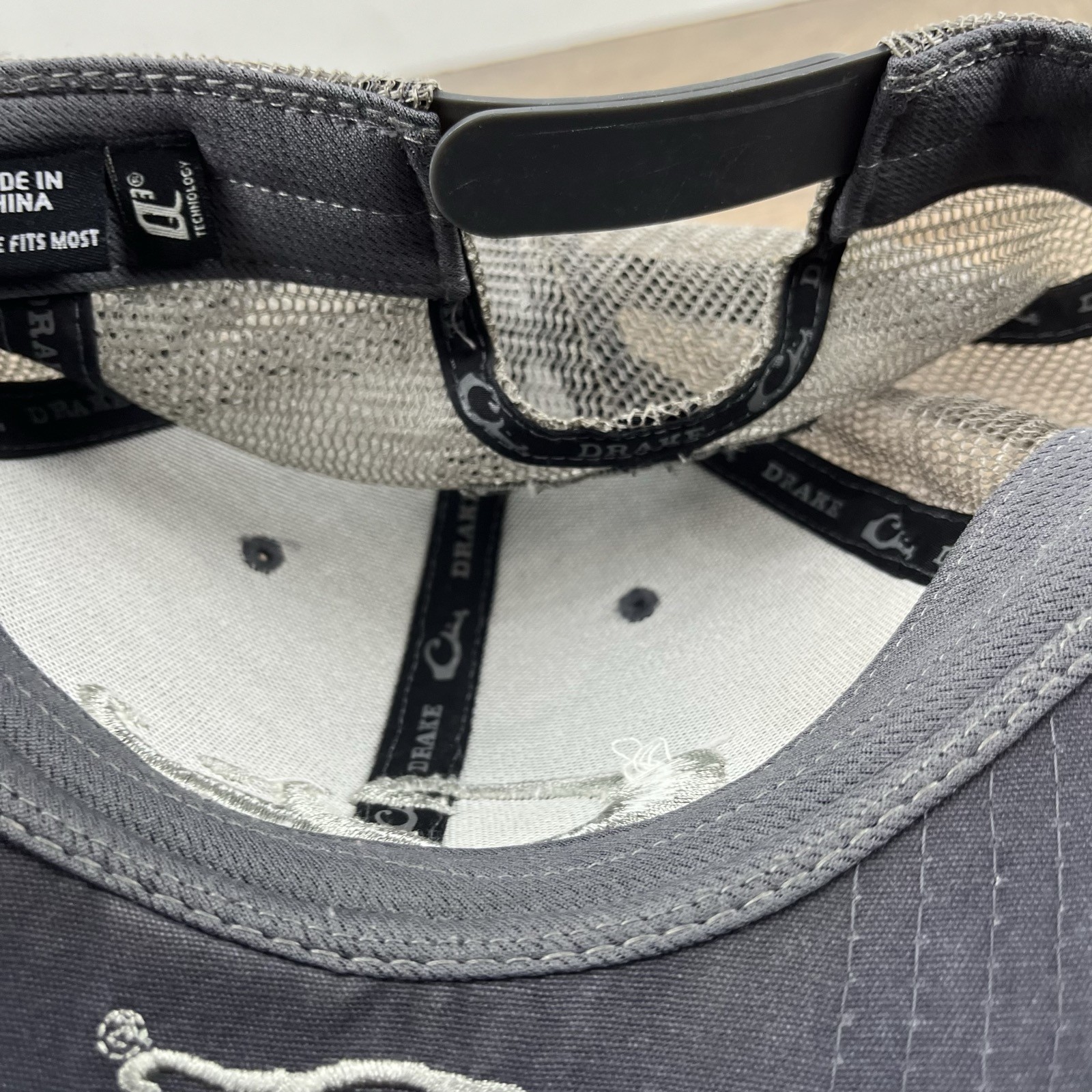 Quicksilver Hat Gray Cap Adjustable Hat Gray Adul… - image 17