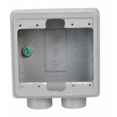 Appleton Electric Fss-2-75-A Weatherproof Electrical Box, 32 Cu In, Fss Box