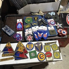HUGE WW2-Vietnam US Patch Collection