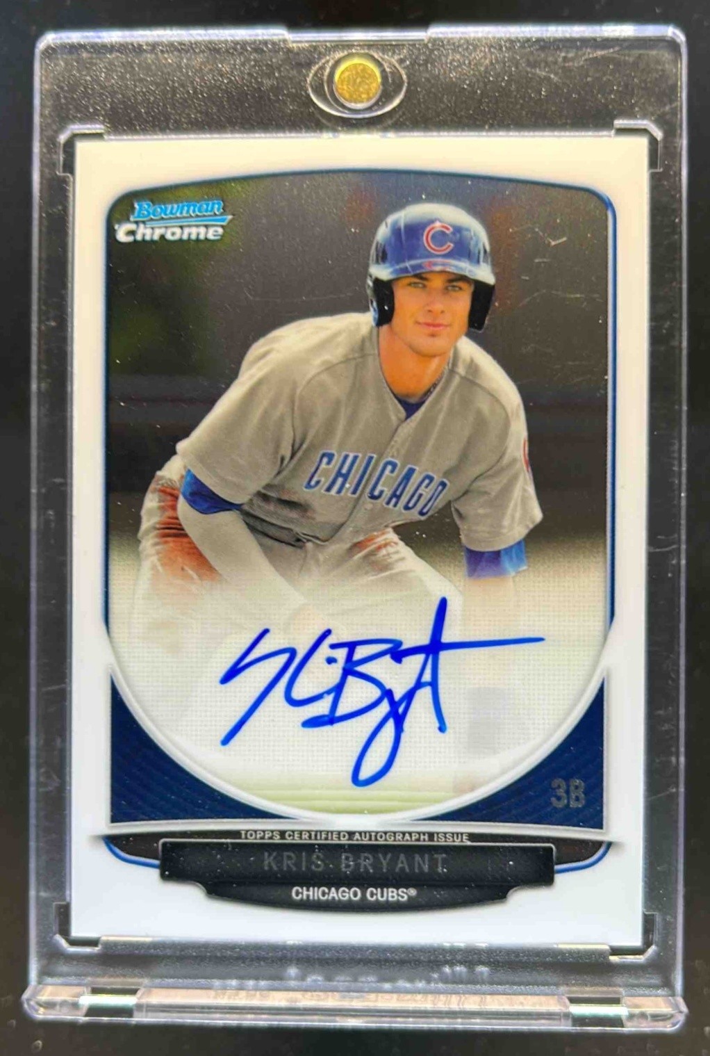 2013 Bowman Draft Picks & Prospects Kris Bryant Chrome Auto #BCA-KB Cubs
