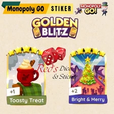 Mono_poly_Go Golden Blitz ( Toasty Treat and Brigth & Merry )⚡️⚡️