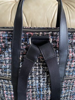 Henri Bendel Large Jetsetter & Phone Wallet Sparkle Tweed Backpack Bag Henri Bendel Large Jetsetter & Phone Wallet Sparkle Tweed  main image 3