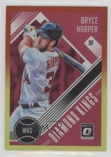 2018 Panini Donruss Optic Diamond Kings Red & Yellow Prizm Bryce Harper #10 2l8