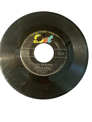 Ivory Joe Hunter   I Love You So Much 7'' Single 1959 Dot R&B 45 RPM