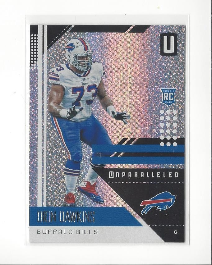 2018 Panini Unparalleled #24 Dion Dawkins RC Rookie Bills
