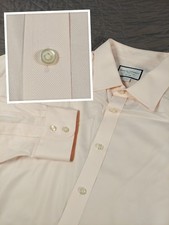Charles Tyrwhitt Dress Shirt Mens 18 - 37 Light Pink Classic Fit Big And Tall