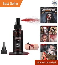 Halloween Fake Blood Spray 1.69 oz Washable Liquid for Face Body Makeup