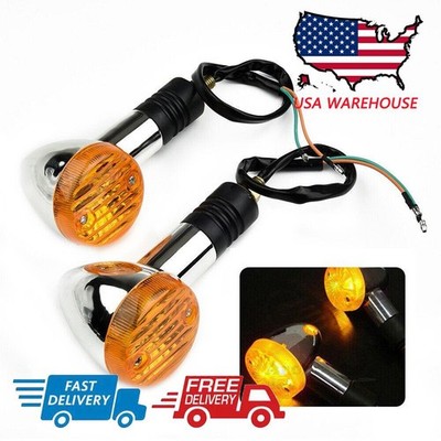 Turn Signal Lights For Street bike & Standard bike & Custom Bike with DC 12V