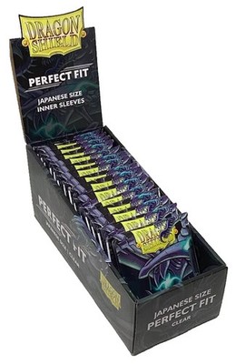 Dragon Shield Perfect Fit Japanese Size Card Inner Sleeves Case 1500CT (15x100)