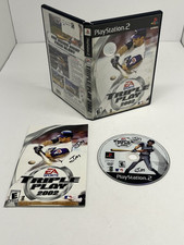 Triple Play 2002 (PS2 PlayStation 2, 2002) Complete w/ Manual CIB Black Label