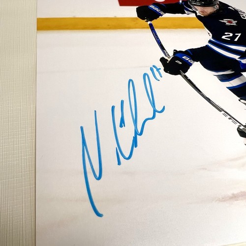 Foto autografiada de Nikolaj Ehlers Winnipeg Jets 8x10 - Imagen 2 de 3