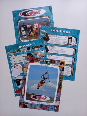 WAKE TECH WAKEBOARD KATALOG 1997 SCOTT BYERLY PRO FLIGHT 69 DUP HYPERLITE RONIX