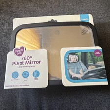 Parents Choice 360 Large Pivot Car Seat Baby Mirror New In Box Shatterproof