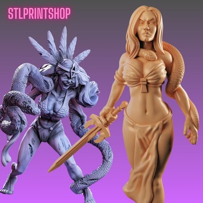 From Dusk til Dawn - Snake Woman - Zombie - VAULTZ 28mm 32mm Scale Miniatures