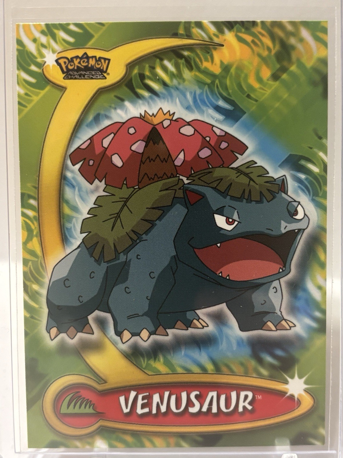 Venusaur Pokémon Advanced Challenge Topps TCG Card 2004 #81