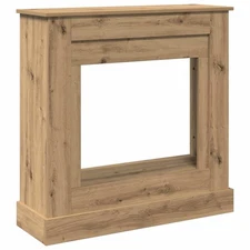 Fireplace Surround Old Wood 35.4x11.8x35.4" Engineered Wood vidaXL