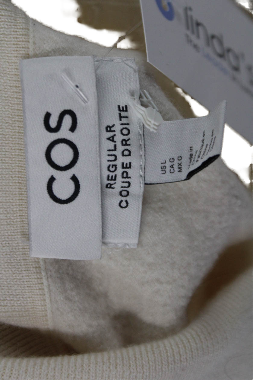 COS Women Basic Collared Wool Button Up Sweater B… - image 5