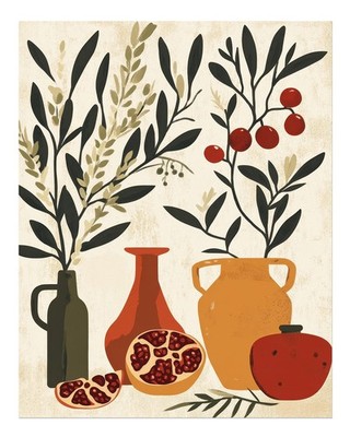 Mediterranean Still Life Wall Art Poster for Home Decor Fine Art Print