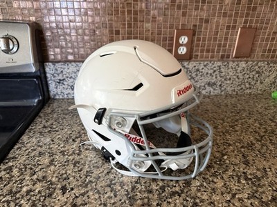 Riddell SpeedFlex Football Helmet White w/ Facemask Adult Large