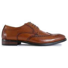 Simon Carter Mens Jones Brogue Brogue Shoes Tan