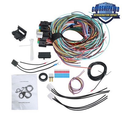 Fit For Chevy Ford Hotrods Universal X-long wires 21 Circuit Wiring Harness