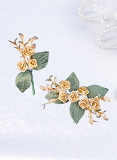 Rosenblüten Haarschmuck mit Anstecker 2er Se...
