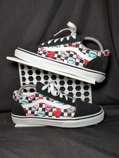 Size 7Y / 8.5W Vans Candy Heart Old Skool Black - VN0A5EE6ABY with Original Box