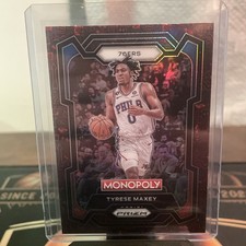 2023-24 Panini Prizm Monopoly Basketball Tyrese Maxey Red Icons Prizm #68 76ers