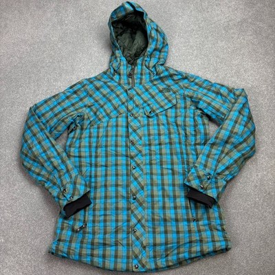 North Face Jacke Damen Large grau Recco Hyvent isoliert gefüttert Kapuze Mantel Lady*