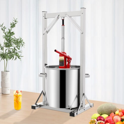 #ad #ad 5.8Gal Fruit Wine Press Manual Stainless Steel Cider Press with Hydraulic Jack $222.70
