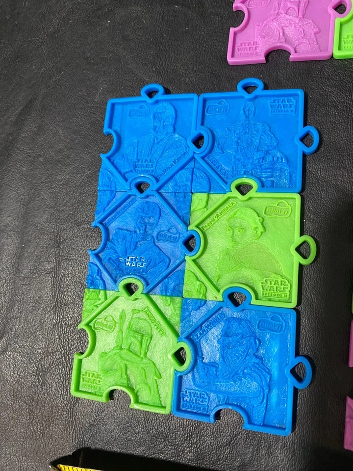 Star Wars El Ataque de los Clones Frito Lay Piezas de Puzzle de Colección Lote de Juguetes Premium A Foto 3 de 4